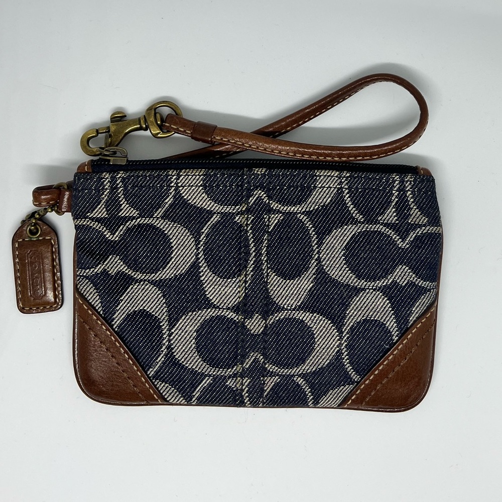Couch Legacy Blue Wallet Wristlet